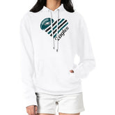 Philadelphia Eagles G-III 4Her by Carl Banks Women's Heart Graphic Fleece Pullover Hoodie - White cheap