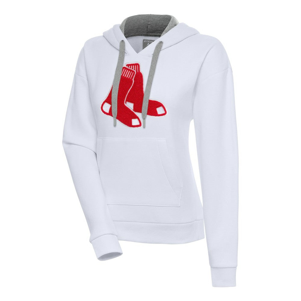 Boston Red Sox Antigua Women's Victory Pullover Hoodie White