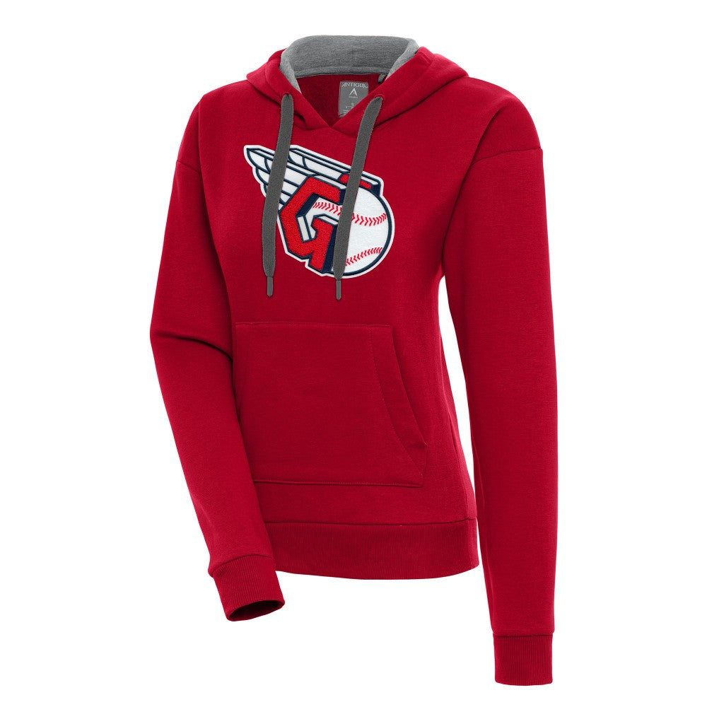 Cleveland Guardians Antigua Women's Victory Pullover Hoodie Red