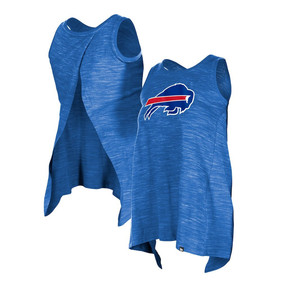 Buffalo Bills New Era Women's Plus Size Space Dye Active Tank Top - Royal discount