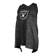 Las Vegas Raiders New Era Women's Plus Size Space Dye Active Tank Top - Black sale