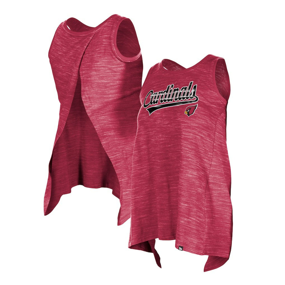 Arizona Cardinals New Era Women's Space Dye Active Tank Top - Cardinal sale