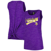 Minnesota Vikings New Era Women's Space Dye Active Tank Top - Purple for sale