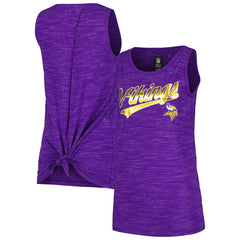 Minnesota Vikings New Era Women's Space Dye Active Tank Top - Purple for sale