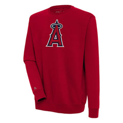 Los Angeles Angels Antigua Victory Pullover Sweatshirt Red