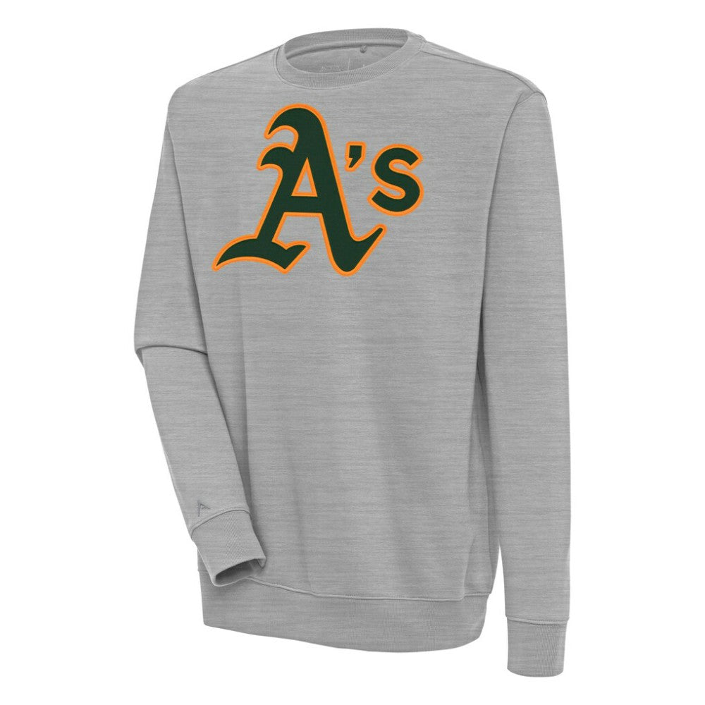 Athletics Antigua Victory Pullover Sweatshirt Heather Gray