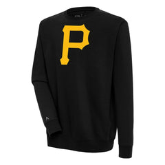 Pittsburgh Pirates Antigua Victory Pullover Sweatshirt Black