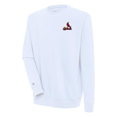 St. Louis Cardinals Antigua Victory Pullover Sweatshirt White