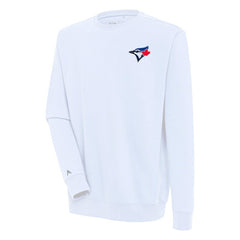 Toronto Blue Jays Antigua Victory Pullover Sweatshirt White