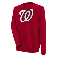 Washington Nationals Antigua Victory Pullover Sweatshirt Red