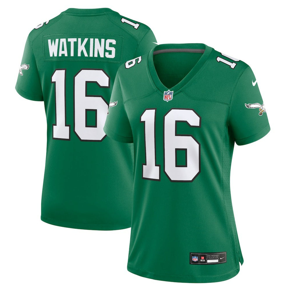 Quez Watkins Philadelphia Eagles Women's Alternate Game Jersey - Kelly Green on sale