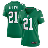 Eric Allen Philadelphia Eagles Women's Alternate Game Jersey - Kelly Green sale