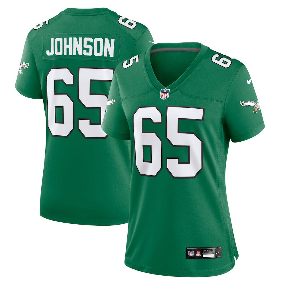 Lane Johnson Philadelphia Eagles Women's Alternate Game Jersey - Kelly Green online