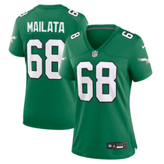 Jordan Mailata Philadelphia Eagles Women's Alternate Game Jersey - Kelly Green outlet