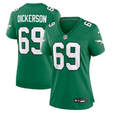 Landon Dickerson Philadelphia Eagles Women's Alternate Game Jersey - Kelly Green discount