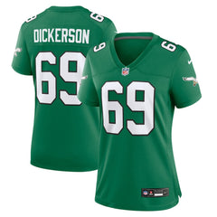Landon Dickerson Philadelphia Eagles Women's Alternate Game Jersey - Kelly Green discount