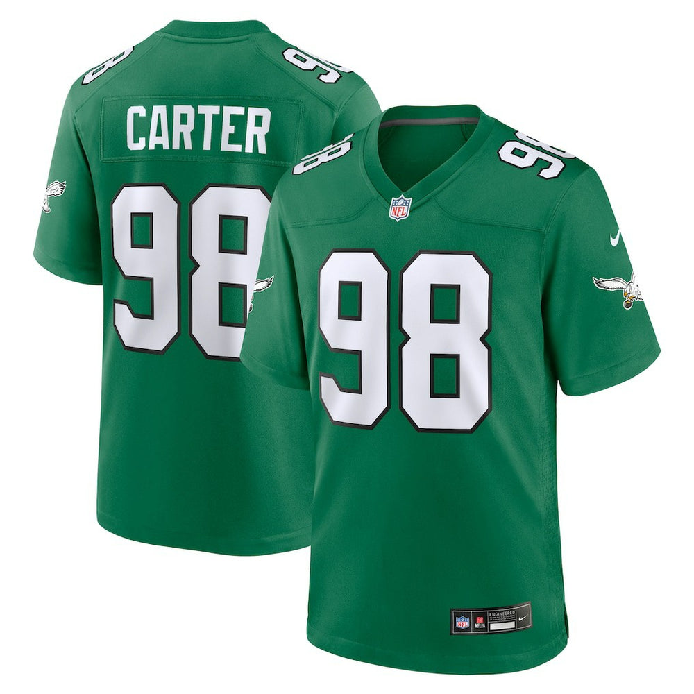 Jalen Carter Philadelphia Eagles Alternate Game Jersey - Kelly Green for sale
