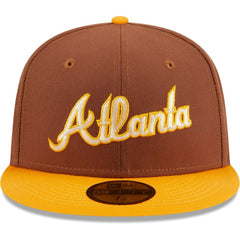 Atlanta Braves Tiramisu 59FIFTY Fitted Hat Brown