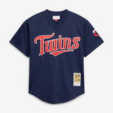David Ortiz Minnesota Twins Youth Cooperstown Collection Mesh Batting Practice Jersey Navy
