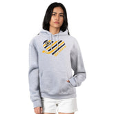 Boston Bruins G-III 4Her by Carl Banks Women's Heart Pullover Hoodie - Heather Gray Hoodies