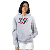 Minnesota Wild G-III 4Her by Carl Banks Women's Heart Pullover Hoodie - Heather Gray Hoodies
