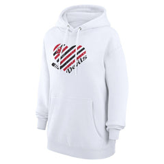 New Jersey Devils G-III 4Her by Carl Banks Women's Heart Pullover Hoodie - White Jerseys