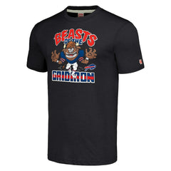 Buffalo Bills Homage Unisex Monsters of the Gridiron Halloween Tri-Blend T-Shirt - Charcoal discount