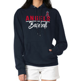 Los Angeles Angels G-III 4Her by Carl Banks Women's Team Fleece Pullover Hoodie Navy