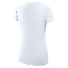 Cincinnati Reds G-III 4Her by Carl Banks Women's Super-Slim Fit Lightweight Team Graphic V-Neck T-Shirt White