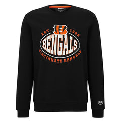 Cincinnati Bengals BOSS X NFL Tri-Blend Pullover Sweatshirt - Black cheap