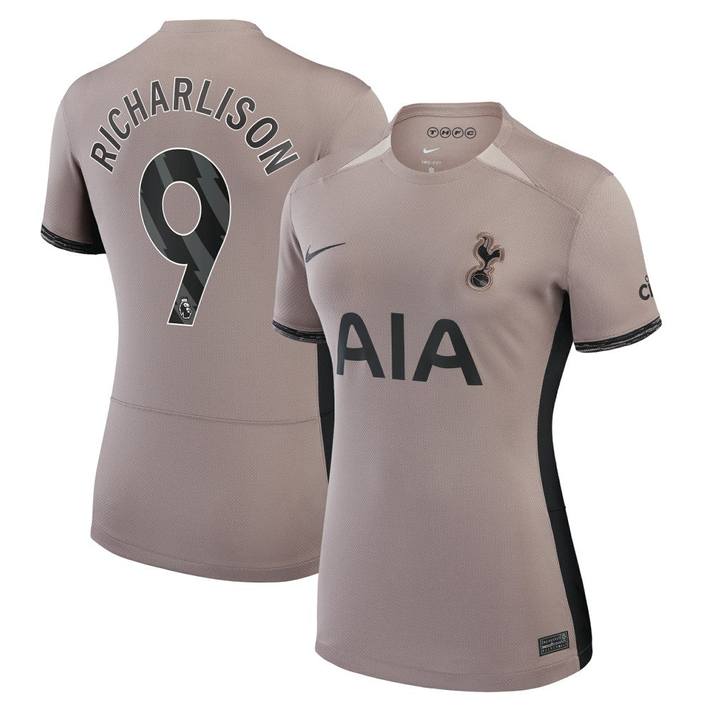 Richarlison Tottenham Hotspur Women's 2023/24 Third Stadium Replica Player Jersey – Tan sale