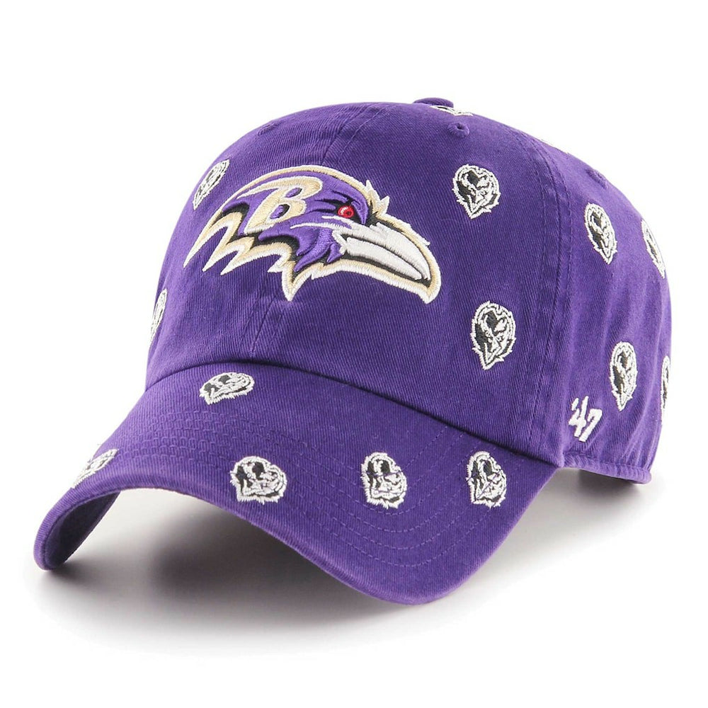 Baltimore Ravens '47 Confetti Clean Up Adjustable Hat - Purple discount