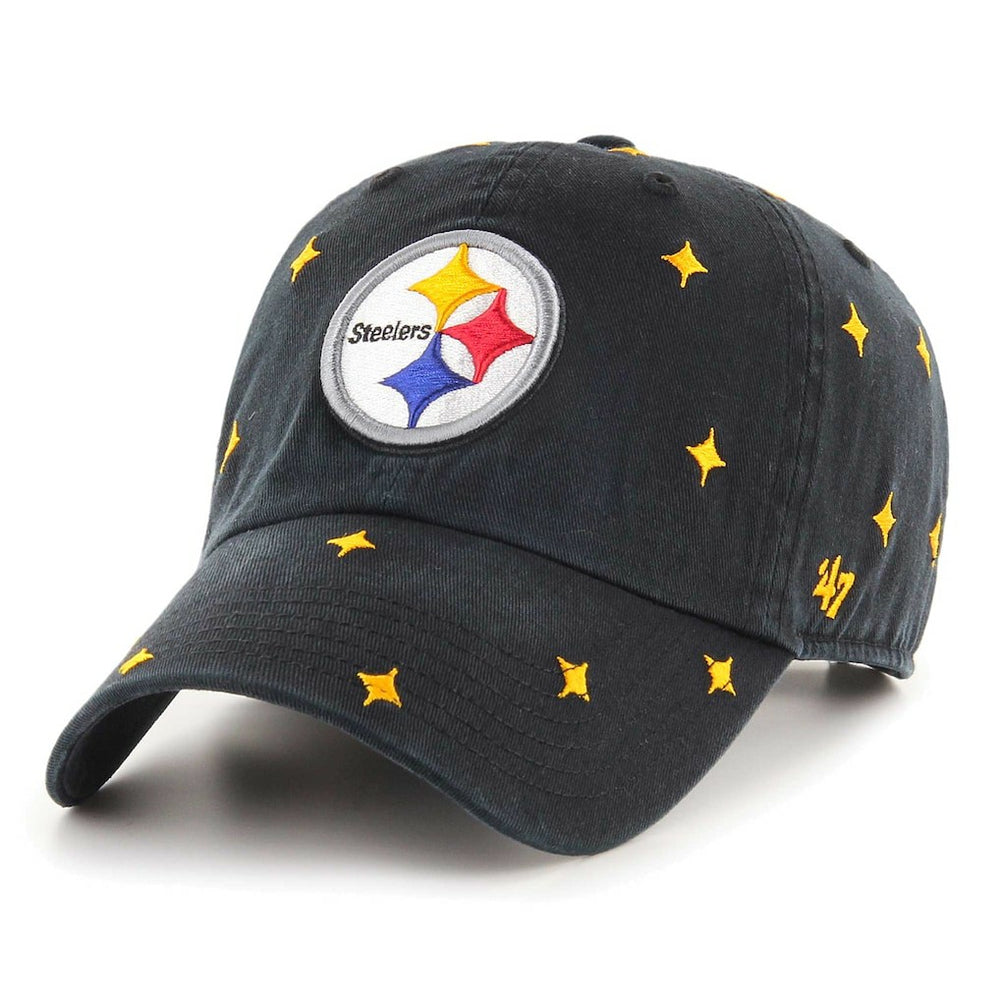 Pittsburgh Steelers '47 Confetti Clean Up Adjustable Hat - Black for sale