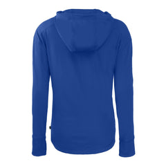 New York Mets Cutter & Buck Women's Daybreak Eco Recycled Full-Zip Hoodie Royal
