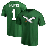 Jalen Hurts Philadelphia Eagles Big & Tall Player Name & Number T-Shirt - Kelly Green online