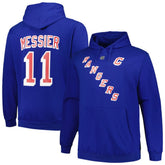 Mark Messier New York Rangers Mitchell & Ness Name & Number Pullover Hoodie - Blue Hoodies