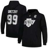 Wayne Gretzky Los Angeles Kings Mitchell & Ness Name & Number Pullover Hoodie - Black Hoodies