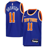 Jalen Brunson New York Knicks Youth Swingman Jersey - Icon Edition - Blue sale
