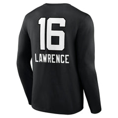 Trevor Lawrence Jacksonville Jaguars Team Wordmark Long Sleeve T-Shirt - Black discount