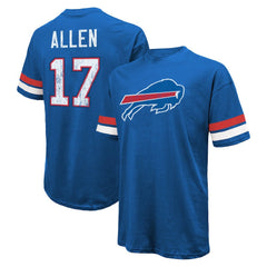 Josh Allen Buffalo Bills Majestic Threads Name & Number Oversize Fit T-Shirt - Royal on sale
