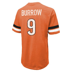 Joe Burrow Cincinnati Bengals Majestic Threads Name & Number Oversize Fit T-Shirt - Orange outlet