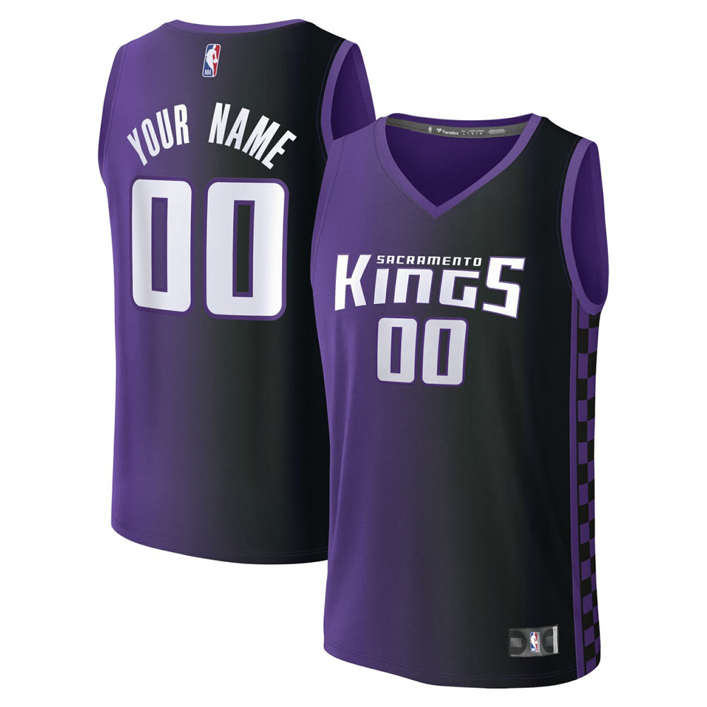 Sacramento Kings Fast Break Custom Jersey - Statement Edition - Purple on sale