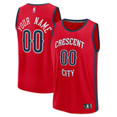 New Orleans Pelicans Youth Fast Break Custom Replica Jersey - Red - Statement Edition on sale