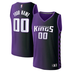 Sacramento Kings Youth Fast Break Custom Replica Jersey - Purple - Statement Edition discount
