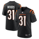 Ickey Woods Cincinnati Bengals Retired Player Game Jersey - Black cheap