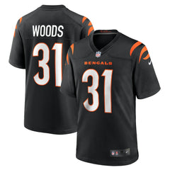 Ickey Woods Cincinnati Bengals Retired Player Game Jersey - Black cheap