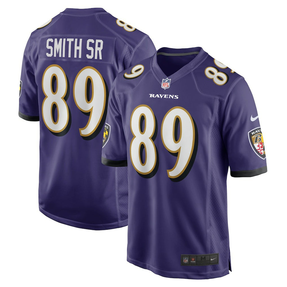 Steve Smith Sr. Baltimore Ravens Retired Player Game Jersey - Purple on sale