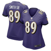 Steve Smith Sr. Baltimore Ravens Women's Retired Player Game Jersey - Purple sale