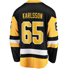 Erik Karlsson Pittsburgh Penguins Fanatics Home Breakaway Jersey - Black Jerseys