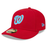 Washington Nationals 2024 Father's Day Low Profile 59FIFTY Fitted Hat Red
